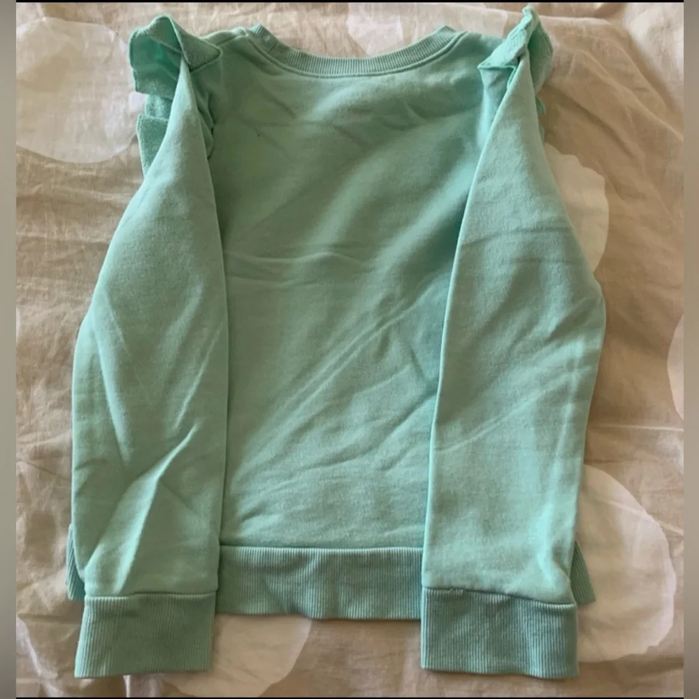 Sonoma Jumping Beans Girls 6 Sweatshirt Fleece Unicorn Deer LS Mint Burgundy - Picture 5 of 8